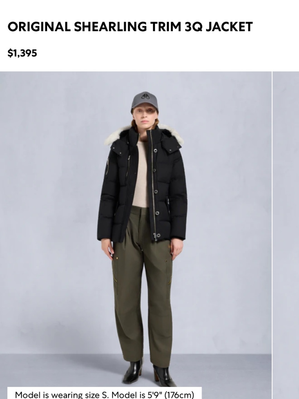 Moose knuckle orignal 3q women’s jacket